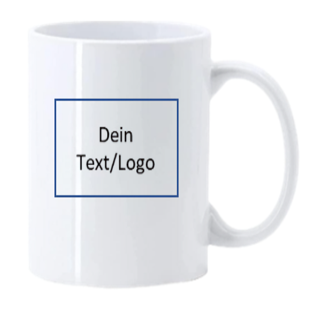 Personalisierte Keramiktasse mit Aufdruck 350 ml