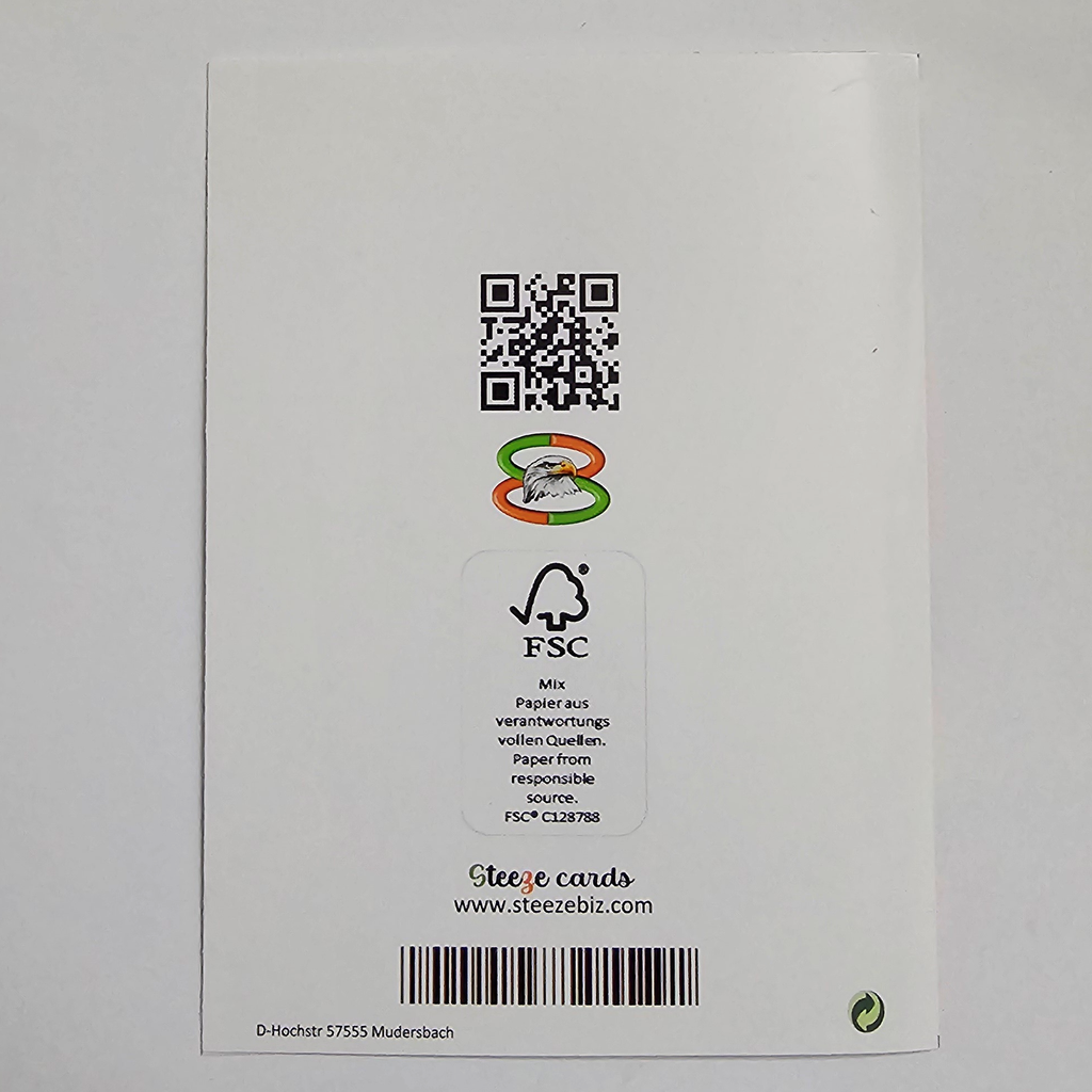 Personalisierte elegante Grußkarten Gestaltet mit Wunschtext, Foto & mit passendem Umschlag