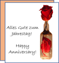 Personalisierte elegante Grußkarten Gestaltet mit Wunschtext, Foto & mit passendem Umschlag
