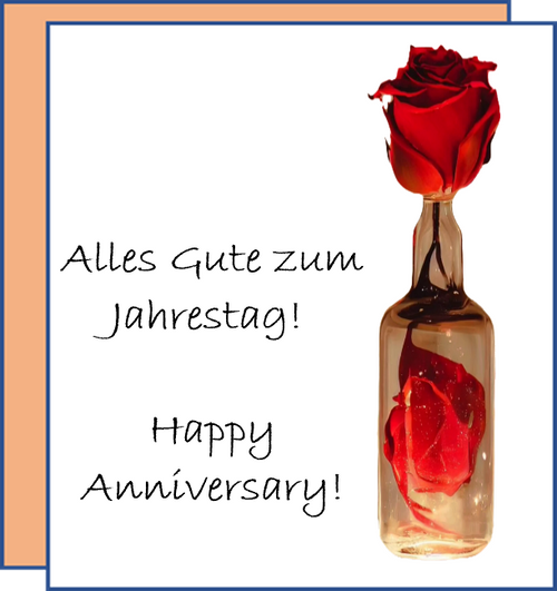 Personalisierte elegante Grußkarten Gestaltet mit Wunschtext, Foto & mit passendem Umschlag